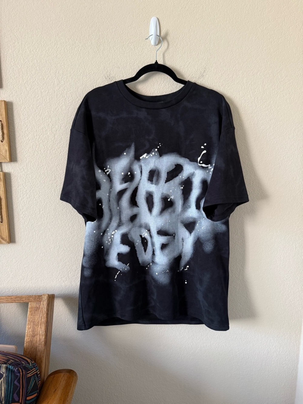 NWT Alfric Eden Washed Abstract Graphic Tee